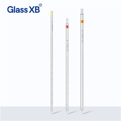 Pipeta graduada com marca de anel de vidro para produtos vidreiros